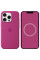 Чехол Silicone case (AAA) full with Magsafe and Animation для Apple iPhone 16 Pro Max (6.9) - Fuchsia - фото