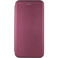 Шкіряний чохол-книжка Classy для Xiaomi Redmi Note 9 / Redmi 10X - Бордовий