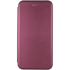 Шкіряний чохол-книжка Classy для Samsung Galaxy S20 FE - Бордовий