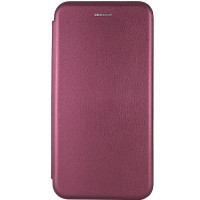 Кожаный чехол-книжка Classy для Samsung Galaxy A06 - Бордовый