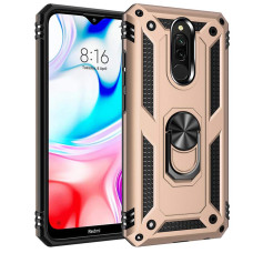 Ударостійкий чохол Serge Ring for Magnet для Xiaomi Redmi 8 / 8a - Золотий