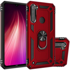 Ударостійкий чохол Serge Ring for Magnet для Xiaomi Redmi Note 8T - Червоний