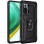 Ударопрочный чехол Serge Ring for Magnet для Xiaomi Redmi Note 10 Pro / 10 Pro Max - Черный