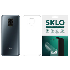 Защитная гидрогелевая пленка SKLO (на заднюю панель) для Xiaomi Poco X2 - Прозрачный