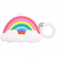 Силиконовый футляр Fairy Tale series для наушников AirPods 1/2 - Rainbow