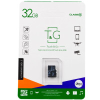 Карта пам'яті T&G (UHS-1) microSDHC Class 10 - 32GB (без адаптера) Чорний
