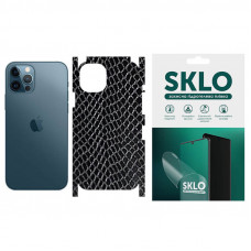 Захисна плівка SKLO Back (на задню панель+грани) Snake для Apple iPhone XS (5.8) - Чорний