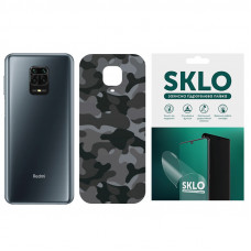 Защитная пленка SKLO Back (на заднюю панель) Camo для Xiaomi Mi 10T Lite / Redmi Note 9 Pro 5G - Серый / Army Gray