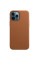 Кожаный чехол Leather Case (AAA) with MagSafe and Animation для Apple iPhone 12 Pro / 12 (6.1) - Saddle Brown