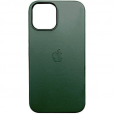 Шкіряний чохол Leather Case (AAA) with MagSafe and Animation для Apple iPhone 13 Pro Max (6.7) - Sequoia Green