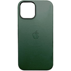 Кожаный чехол Leather Case (AAA) with MagSafe and Animation для Apple iPhone 13 Pro (6.1) - Sequoia Green