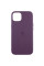 Шкіряний чохол Leather Case (AAA) with MagSafe and Animation для Apple iPhone 13 (6.1) - Dark Cherry