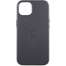 Шкіряний чохол Leather Case (AAA) with MagSafe and Animation для Apple iPhone 13 (6.1) - Midnight