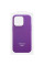 Кожаный чехол Leather Case (AAA) with MagSafe and Animation для Apple iPhone 14 Pro (6.1) - Deep Violet