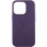 Кожаный чехол Leather Case (AAA) with MagSafe and Animation для Apple iPhone 14 Pro (6.1) - Deep Violet