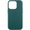 Кожаный чехол Leather Case (AAA) with MagSafe and Animation для Apple iPhone 14 Pro (6.1) - Forest Green