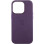 Кожаный чехол Leather Case (AAA) with MagSafe and Animation для Apple iPhone 15 Pro Max (6.7) - Dark Purple