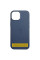 Кожаный чехол Leather Case (AAA) with MagSafe and Animation для Apple iPhone 16 (6.1) - Blue - фото