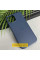 Кожаный чехол Leather Case (AAA) with MagSafe and Animation для Apple iPhone 16 (6.1) - Blue - фото