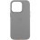 Кожаный чехол Leather Case (AAA) with MagSafe and Animation для Apple iPhone 16 Pro Max (6.9) - Light Gray