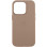 Кожаный чехол Leather Case (AAA) with MagSafe and Animation для Apple iPhone 16 Pro Max (6.9) - Taupe