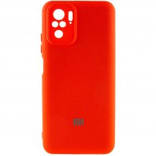 Чохол Silicone Cover My Color Full Camera (A) для Xiaomi Redmi Note 10 / Note 10s - Червоний / Red