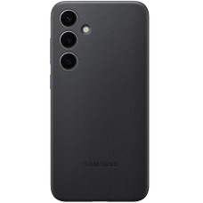 Кожаный чехол Leather Case (AAA) для Samsung Galaxy S24 - Black