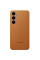 Кожаный чехол Leather Case (AAA) для Samsung Galaxy S24 - Brown