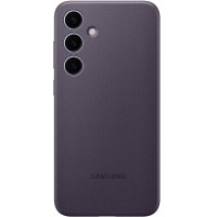 Шкіряний чохол Leather Case (AAA) для Samsung Galaxy S24 - Purple