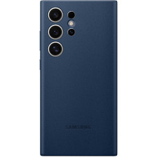 Кожаный чехол Leather Case (AAA) для Samsung Galaxy S24 Ultra - Navy Blue