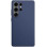 Кожаный чехол Leather Case (AAA) для Samsung Galaxy S25 Ultra - Dark Blue