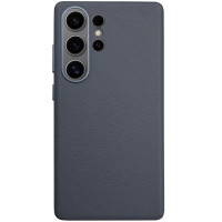 Шкіряний чохол Leather Case (AAA) для Samsung Galaxy S25 Ultra - Midnight Blue