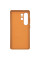 Кожаный чехол Leather Case (AAA) для Samsung Galaxy S25 Ultra - Orange - фото