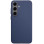 Кожаный чехол Leather Case (AAA) для Samsung Galaxy S25+ - Dark Blue