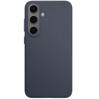 Кожаный чехол Leather Case (AAA) для Samsung Galaxy S25+ - Midnight Blue