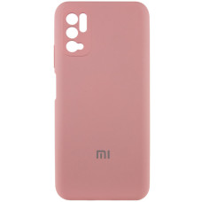 Чохол Silicone Cover Full Camera (AA) для Xiaomi Redmi Note 10 5G / Poco M3 Pro - Рожевий / Pink