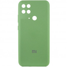 Чохол Silicone Cover Full Camera (AA) для Xiaomi Redmi 10C - М'ятний / Mint