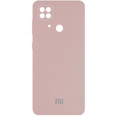 Чохол Silicone Cover Full Camera (AA) для Xiaomi Redmi 10C - Рожевий / Pink Sand