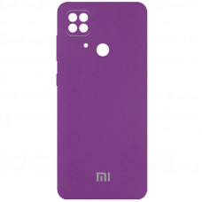 Чохол Silicone Cover Full Camera (AA) для Xiaomi Redmi 10C - Фіолетовий / Grape