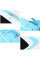 Планшет для рисования Ears 12 дюймов Blue / White - фото
