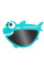 Планшет для рисования Fish 8,5 дюймов Blue - фото