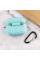 Силиконовый футляр New с карабином для наушников Airpods Pro - Бирюзовый / Marine Green - фото
