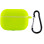 Силиконовый футляр New с карабином для наушников Airpods Pro - Салатовый / Neon green
