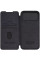 Кожаный чехол-книжка Nillkin Qin Pro Camshield для Apple iPhone 15 (6.1) - Черный - фото