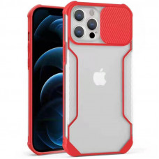 Чохол Camshield matte Ease TPU зі шторкою для Apple iPhone 11 Pro (5.8) - Червоний