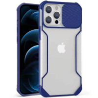 Чехол Camshield matte Ease TPU со шторкой для Apple iPhone 11 Pro Max (6.5) - Синий