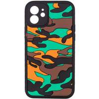 Чохол TPU+PC Army Collection для Apple iPhone 12 (6.1) - Коричневий