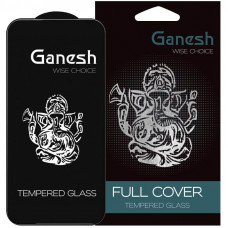 Захисне скло Ganesh (Full Cover) для Apple iPhone 15 Plus / 16 Plus (6.7) - Чорний