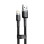 Дата кабель Baseus Cafule USB to Lightning 1.5A (2m) (CALKLF-C) - Сірий / Чорний