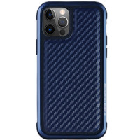 Чохол PC+TPU+Metal K-DOO MARS Series для Apple iPhone 13 Pro (6.1) - Carbon Blue